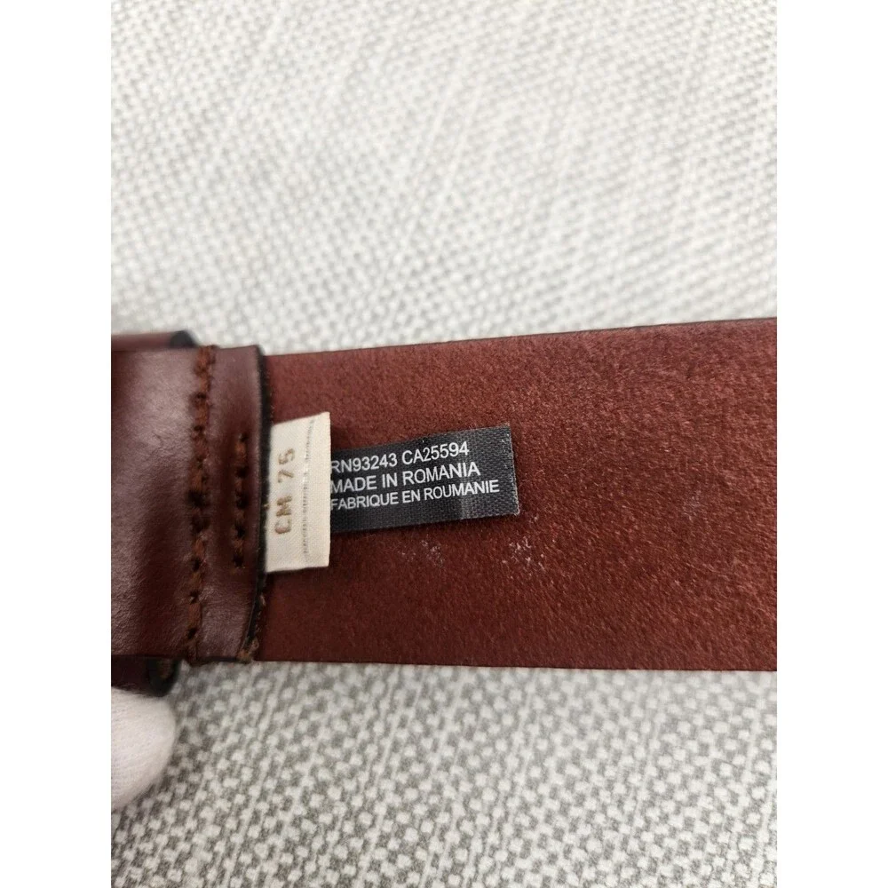 Diesel Size 30 Belt Brown Buffalo Leather Biker Moto Motorcycle
